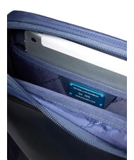 PIQUADRO ORION Schultertasche, iPad-Halterung, Ledermix Blau - Umh&auml;ngetaschen Herren - 3