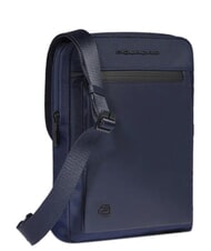 PIQUADRO ORION Schultertasche, iPad-Halterung, Ledermix Blau - Umh&auml;ngetaschen Herren - 4