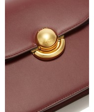 FURLA CAMPIONARIO - SFERA Schultertasche aus Leder Rote Johannisbeere - Damentaschen - 4