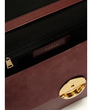 FURLA CAMPIONARIO - SFERA Schultertasche aus Leder Rote Johannisbeere - Damentaschen - 5