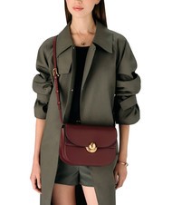 FURLA CAMPIONARIO - SFERA Schultertasche aus Leder Rote Johannisbeere - Damentaschen - 6