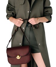 FURLA CAMPIONARIO - SFERA Schultertasche aus Leder Rote Johannisbeere - Damentaschen - 7