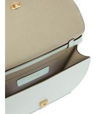 FURLA CAMPIONARIO - SFERA  Mikro-Schultertasche aus Leder Lagune - Damentaschen - 3