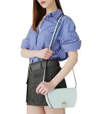 FURLA CAMPIONARIO - SFERA  Mikro-Schultertasche aus Leder Lagune - Damentaschen - 4