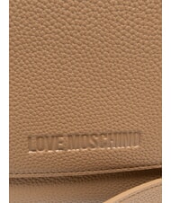 LOVE MOSCHINO GIANT Handtasche mit Schulterriemen Beige - Damentaschen - 3