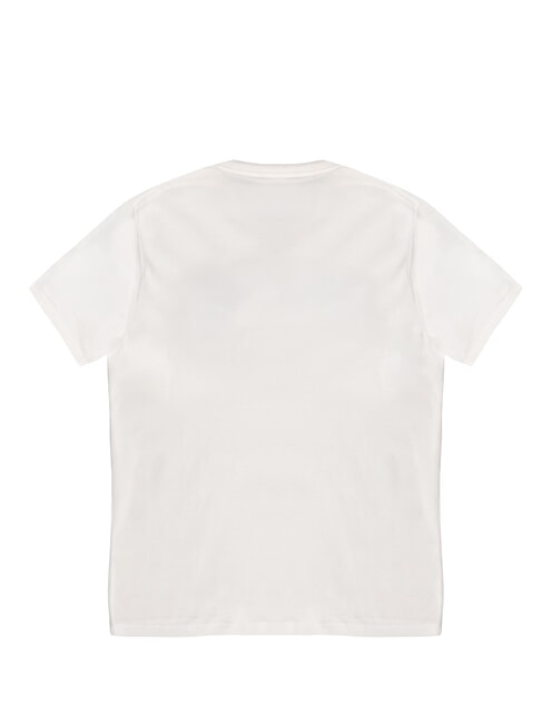 MARINE LOGO Kurz&auml;rmeliges T-Shirt mit Used-Look purwei&szlig; - Herren-T-Shirts