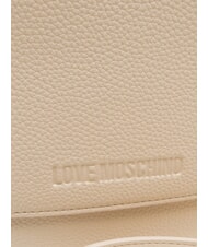 LOVE MOSCHINO GIANT Handtasche mit Schulterriemen Elfenbein - Damentaschen - 4