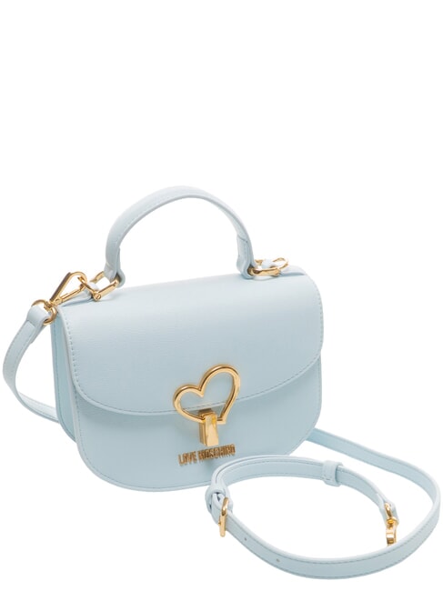 HEART TURNLOCK Mini-Handtasche mit Schulterriemen hellblau - Damentaschen
