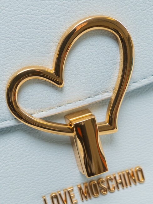 HEART TURNLOCK Mini-Handtasche mit Schulterriemen hellblau - Damentaschen