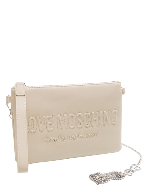 SIGNATURE LOVE Clutch mit Schulterriemen Elfenbein - Damentaschen