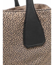 BORBONESE VIS-A-VIS Einkaufstasche OP / NATUR / SCHWARZ - Damentaschen - 3