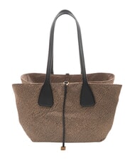 BORBONESE VIS-A-VIS Einkaufstasche OP / NATUR / SCHWARZ - Damentaschen - 4