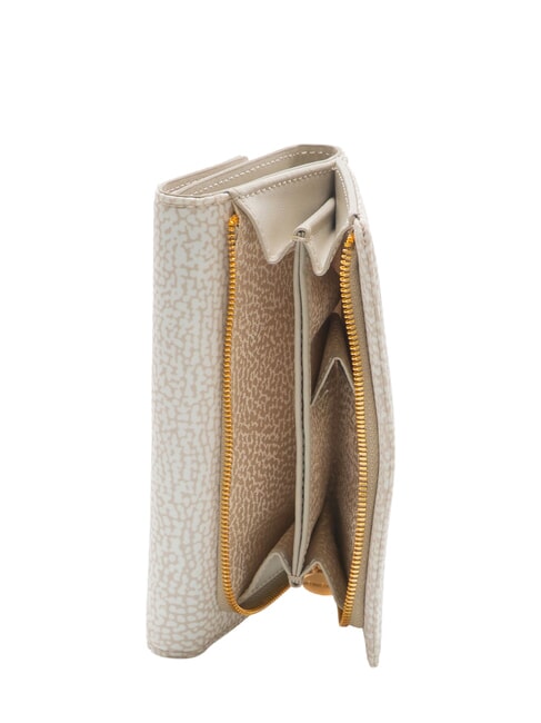 CLASSICA Damen Geldb&ouml;rse wei&szlig;e Baumwolle - Brieftaschen Damen