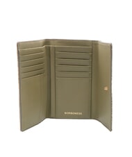 BORBONESE CLASSICA Damen Geldb&ouml;rse Olive - Brieftaschen Damen - 2