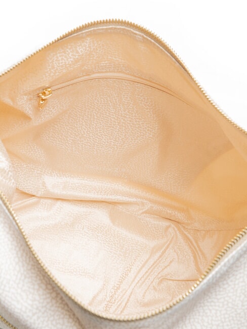 LUNA M Schultertasche wei&szlig;e Baumwolle - Damentaschen