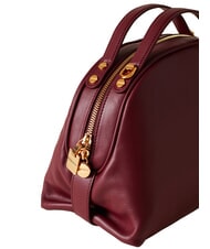 BORBONESE SEXY SMALL Kleine Handtasche mit Schultergurt Merlot - Damentaschen - 4