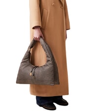 BORBONESE TWINNIE Handtasche OP / NATUR / SCHWARZ - Damentaschen - 6