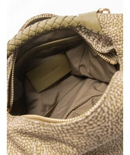 BORBONESE PLIE Hobo-Schultertasche Olive - Damentaschen - 5
