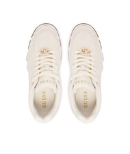 GUESS BERRETT2 Klobige Turnschuhe CREME - Damenschuhe - 4