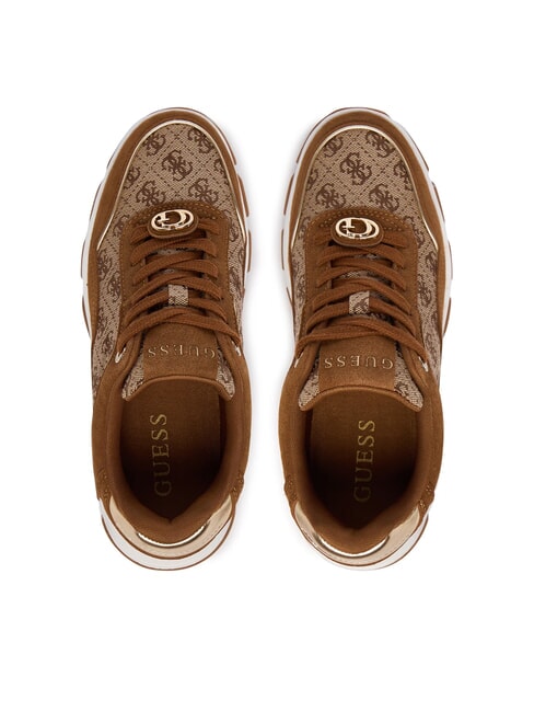 BERRETT 3 Turnschuhe Beige / Braun - Damenschuhe