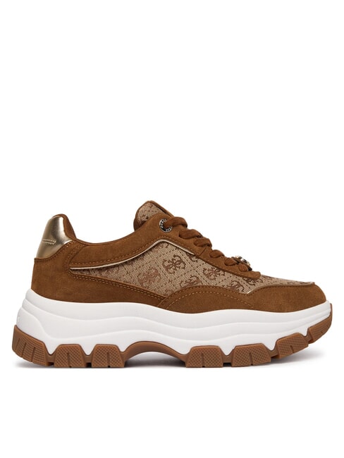 BERRETT 3 Turnschuhe Beige / Braun - Damenschuhe