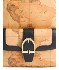 ALVIERO MARTINI PRIMA CLASSE VALLEY GEO Umh&auml;ngetasche mit Schultergurt Schwarz - Damentaschen - 3