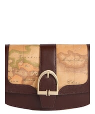 ALVIERO MARTINI PRIMA CLASSE VALLEY GEO Umh&auml;ngetasche mit Schultergurt Mahagoni - Damentaschen - 4