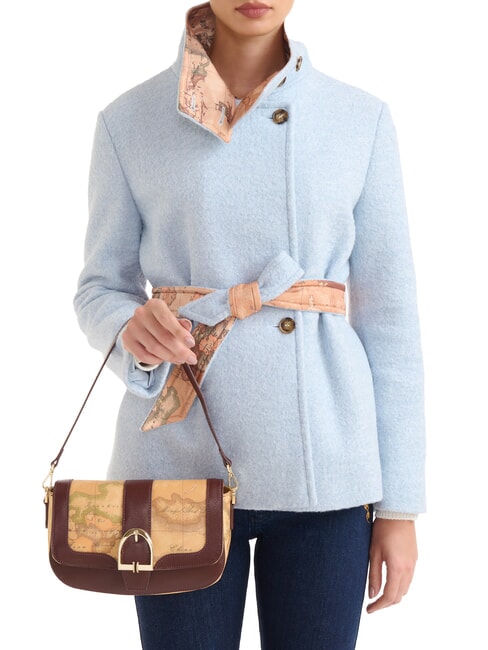 VALLEY GEO Umh&auml;ngetasche mit Schultergurt Mahagoni - Damentaschen