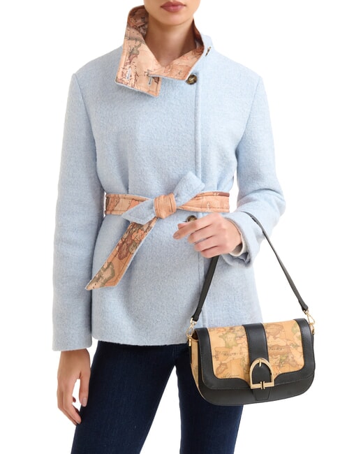 VALLEY GEO Umh&auml;ngetasche mit Schultergurt Schwarz - Damentaschen