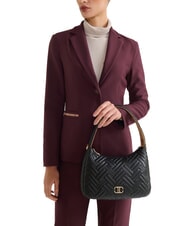 ALVIERO MARTINI PRIMA CLASSE MATELASSE Schultertasche mit Schultergurt Schwarz - Damentaschen - 2