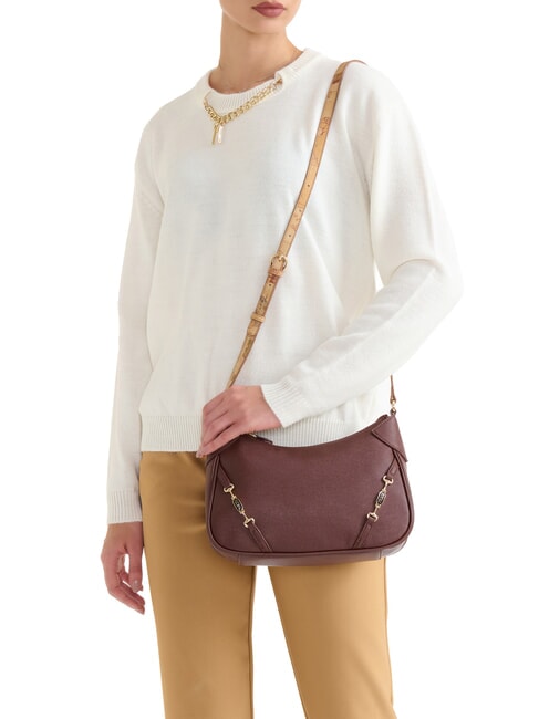 SCOTTISH CAVIAR Verstellbare Schultertasche Mahagoni - Damentaschen