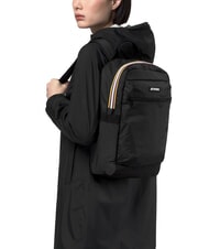 KWAY MID LAON Wasserabweisender Nylon-Rucksack auch schwarz - Rucks&auml;cke f&uuml;r Schule &amp; Freizeit - 4