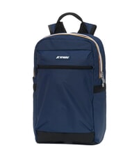 KWAY MID LAON Wasserabweisender Nylon-Rucksack blaue Insignien - Rucks&auml;cke f&uuml;r Schule &amp; Freizeit - 2