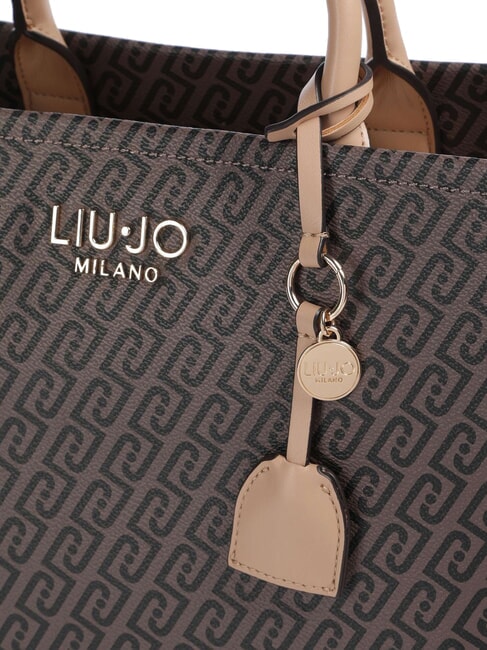 RIDHI Handtasche mit Schulterriemen dunkelbraun/dunkelpulver - Damentaschen