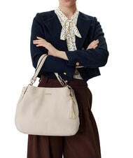 LIUJO CIRRY Schultertasche mit zwei Henkeln Creme - Damentaschen - 2