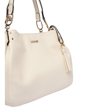 LIUJO CIRRY Schultertasche mit zwei Henkeln Creme - Damentaschen - 5