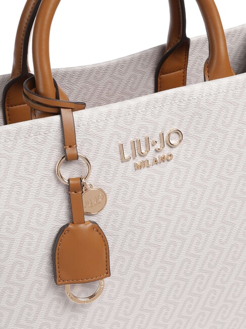 RIDHI Handtasche mit Schulterriemen Naturholz/Rotholz - Damentaschen