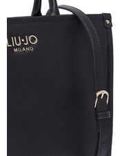 LIUJO RIDHI Mittelgro&szlig;e Handtasche mit Anh&auml;nger SCHWARZ - Damentaschen - 5