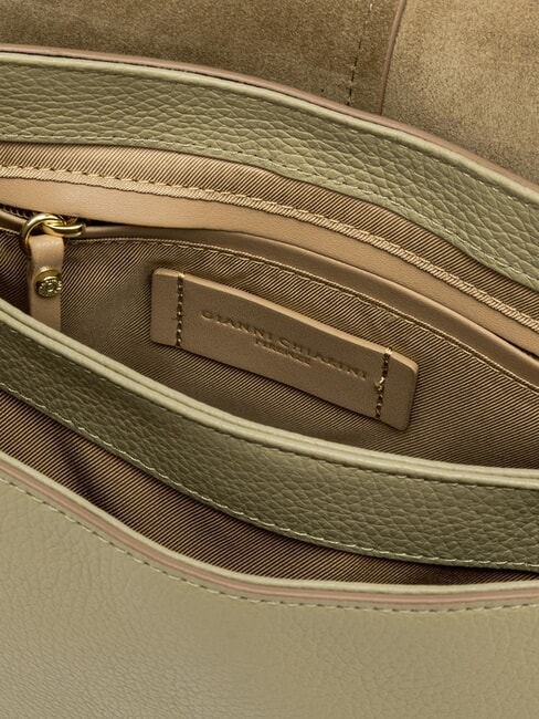 HELENA ROUND Umh&auml;ngetasche aus Leder Weide - Damentaschen