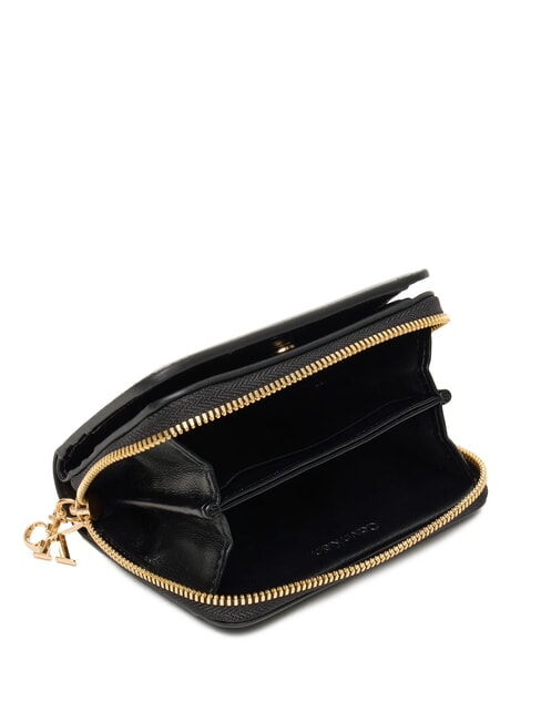 HARDWARE MONOGRAM Ledergeldb&ouml;rse auf Schwarz - Brieftaschen Damen