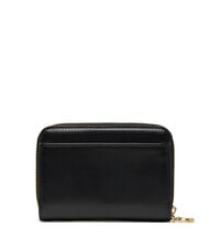 CALVIN KLEIN HARDWARE MONOGRAM Ledergeldb&ouml;rse auf Schwarz - Brieftaschen Damen - 4