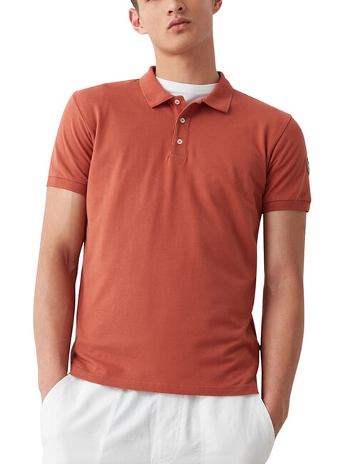 ORIGINALS MONDAY Kurzarm-Poloshirt verbrannt - Herren-Polo-Shirts/Herren-Polo-Shirt/Herrenpoloshirt/Herrenpoloshirts