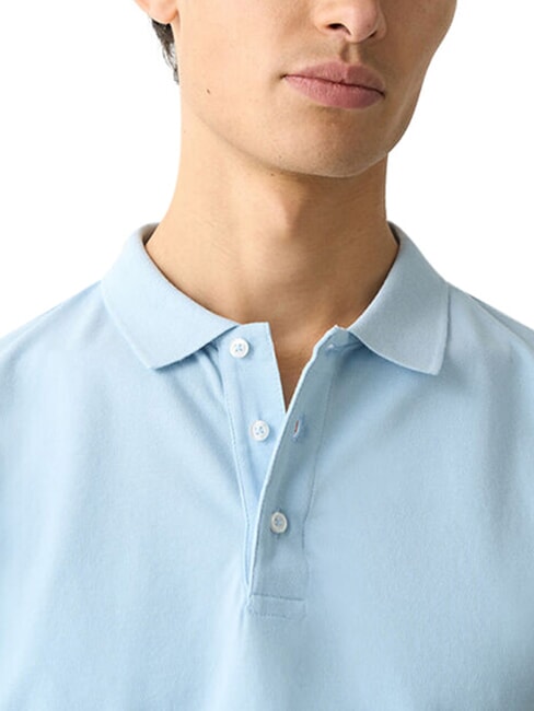 ORIGINALS MONDAY Kurzarm-Poloshirt engelhaft blau - Herren-Polo-Shirts/Herren-Polo-Shirt/Herrenpoloshirt/Herrenpoloshirts