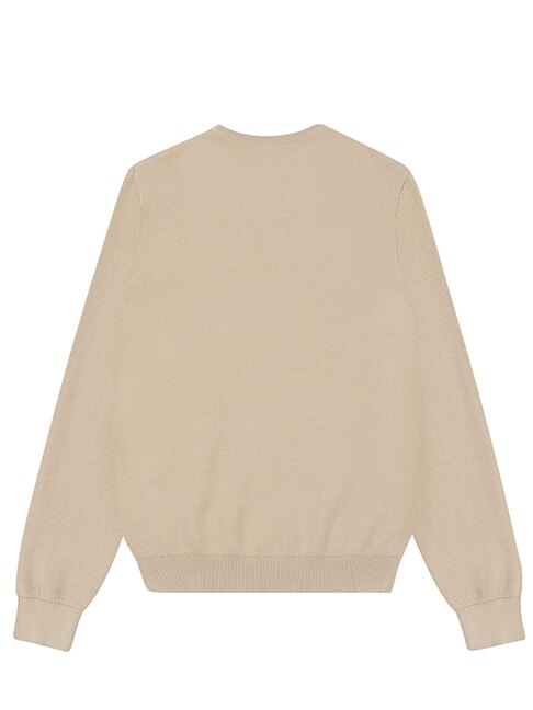 ORIGINALS BAFFLE Baumwollpullover mit Rundhalsausschnitt Jute - Herrenpullover