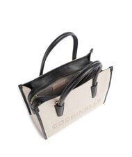 COCCINELLE MYRTHA26 CANVAS Handtasche mit Schulterriemen natur / schwarz - Damentaschen - 4