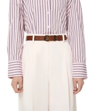 COCCINELLE C-ME MARBLE  Lederg&uuml;rtel schwarz/cognac - G&uuml;rtel - 3