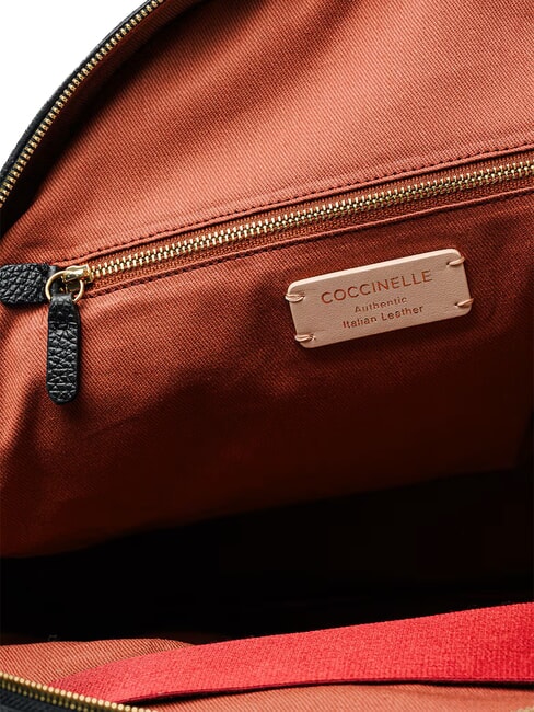 NORY Lederrucksack Schwarz - Damentaschen