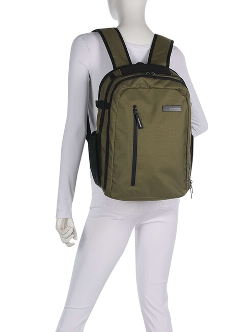 ROADER M 15,6-Zoll-Laptop-Rucksack Oliven - PC-Rucks&auml;cke