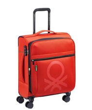 BENETTON By DELSEY COLOR BLOCK Erweiterbarer Handgep&auml;ckwagen ROT - Handgep&auml;ck - 3