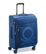 BENETTON By DELSEY COLOR BLOCK Mittlerer Trolley, ausziehbar Blau - Halbharte Trolleys - 3